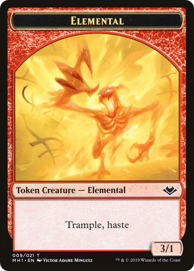 Elemental (009) // Spirit Double-Sided Token (9 // 16) (MH1)