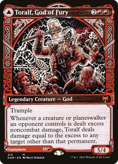 Toralf, God of Fury (Showcase) (313) (KHM)