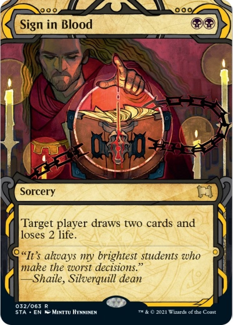 Sign in Blood (32) (STA)