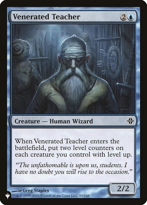 Venerated Teacher (93/248) (LIST)