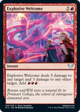 Explosive Welcome (100) (STX)