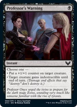 Professor's Warning (84) (STX)