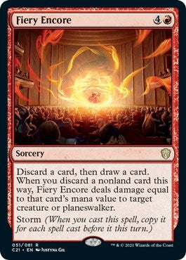 Fiery Encore (51) (C21)