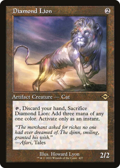 Diamond Lion (Retro Frame) (427) (MH2)