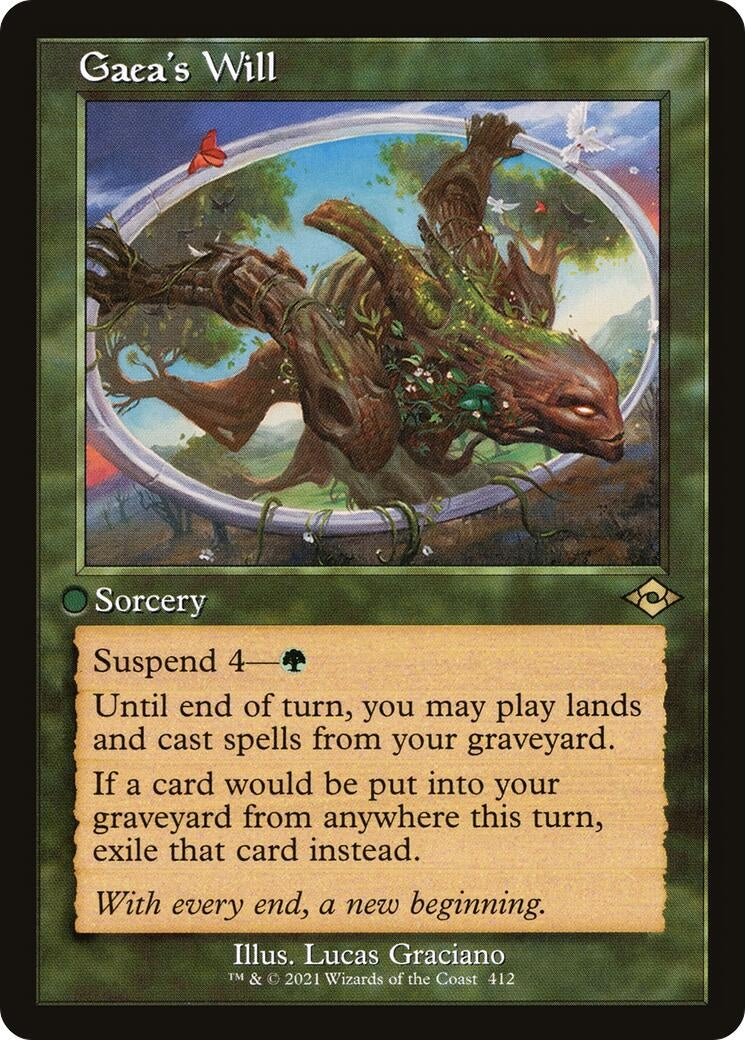 Gaea's Will (Retro Frame) (412) (MH2)