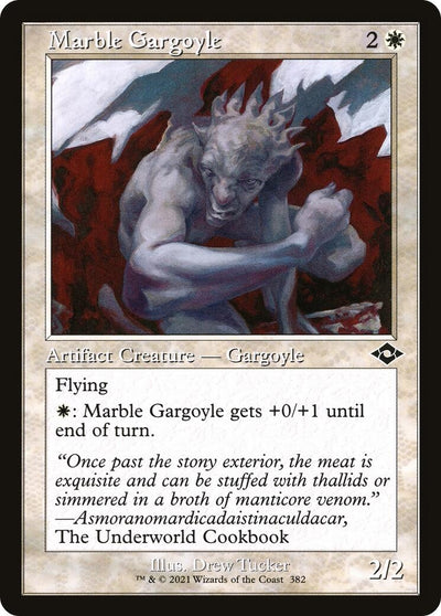 Marble Gargoyle (Retro Frame) (382) (MH2)