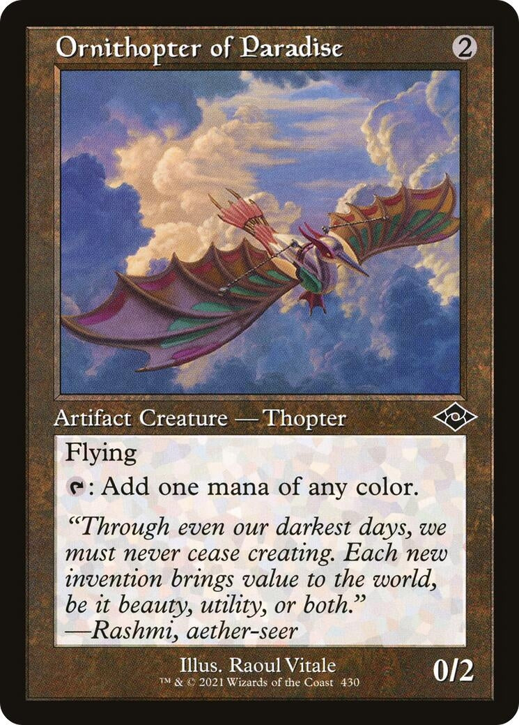 Ornithopter of Paradise (Retro Frame) (430) (MH2)