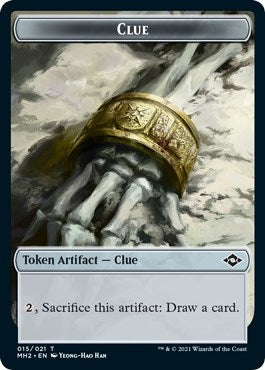 Clue (015) // Beast Double-Sided Token (15 // 9) (MH2)