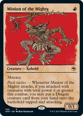 Minion of the Mighty (Showcase) (320) (AFR)