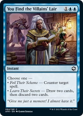 You Find the Villains' Lair (84) (AFR)