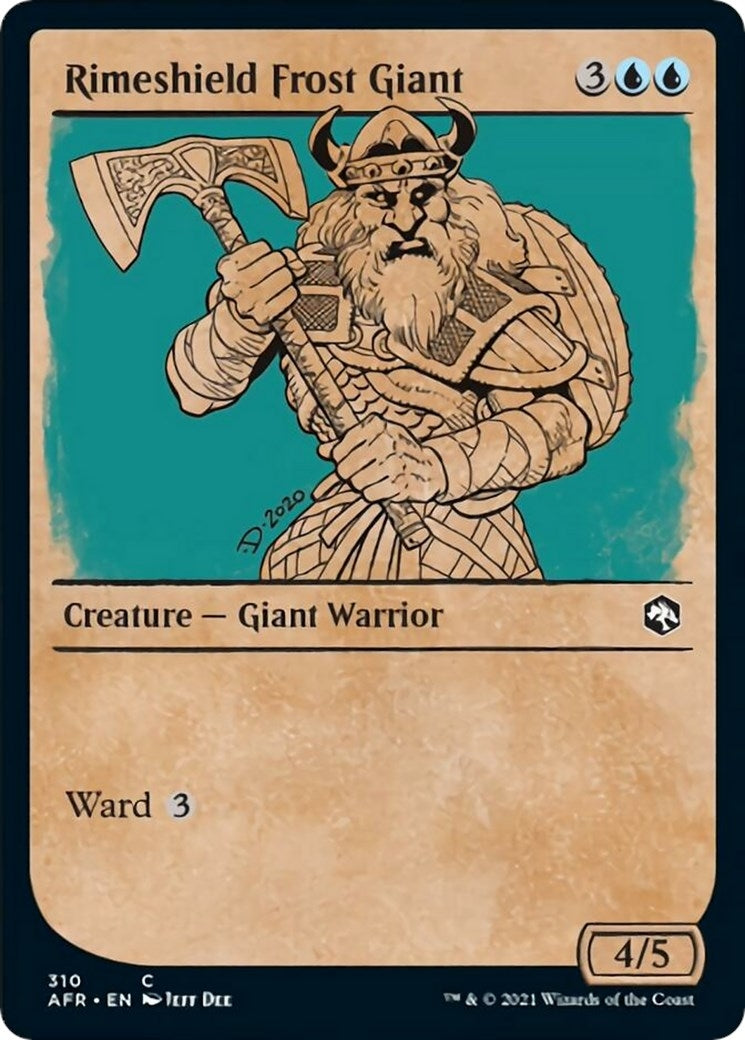 Rimeshield Frost Giant (Showcase) (310) (AFR)