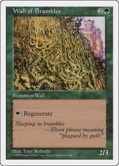 Wall of Brambles (5ED)