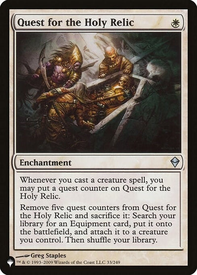Quest for the Holy Relic (33/249) (LIST)