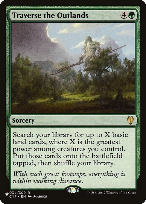 Traverse the Outlands (034/309) (LIST)