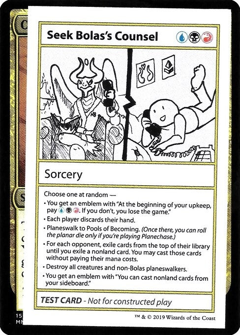 Seek Bolas's Counsel (No PW Symbol) (CMB1)