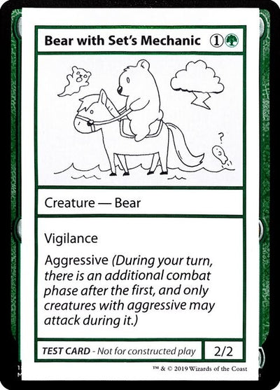 Bear with Set's Mechanic (No PW Symbol) (CMB1)