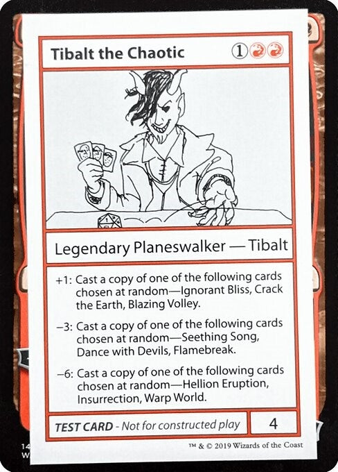 Tibalt the Chaotic (No PW Symbol) (CMB1)