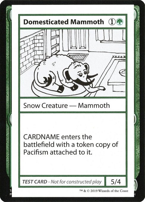 Domesticated Mammoth (No PW Symbol) (CMB1)