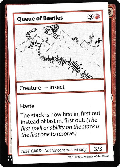 Queue of Beetles (No PW Symbol) (CMB1)