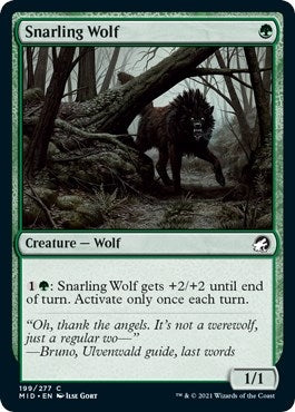 Snarling Wolf (199) (MID)
