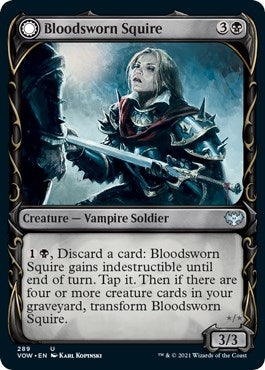 Bloodsworn Squire (Showcase) (289) (VOW)
