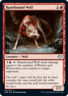 Runebound Wolf (176) (VOW)