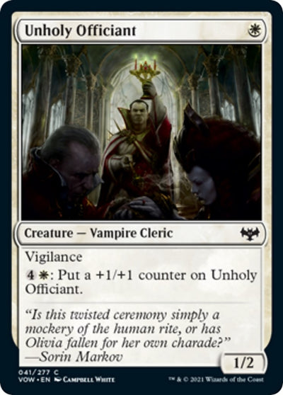 Unholy Officiant (41) (VOW)