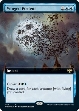 Winged Portent (Extended Art) (365) (VOW)