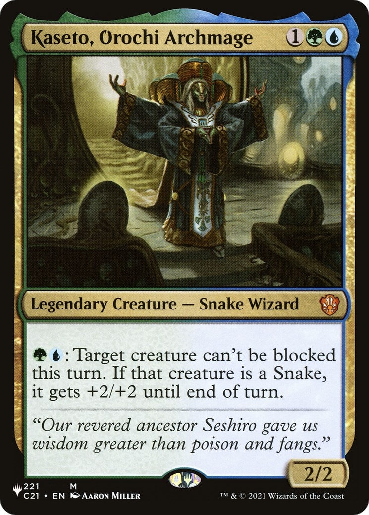 Kaseto, Orochi Archmage (221/081) (LIST)
