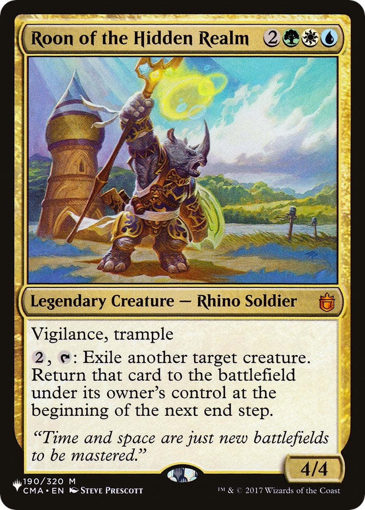 Roon of the Hidden Realm (190/320) (LIST)