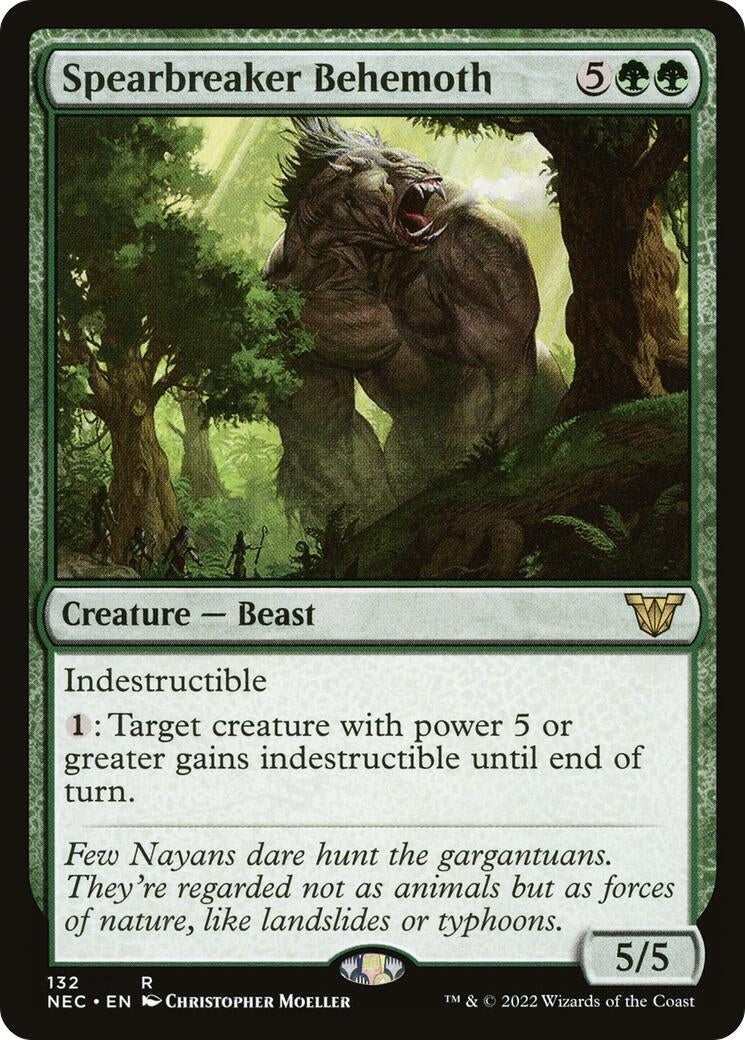 Spearbreaker Behemoth (132) (NEC)