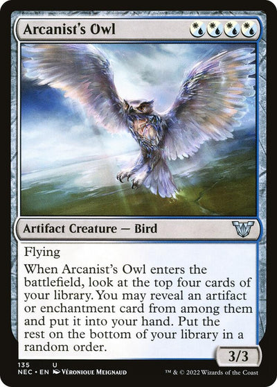 Arcanist's Owl (135) (NEC)
