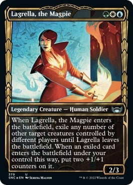 Lagrella, the Magpie (Gilded Foil) (379) (SNC)