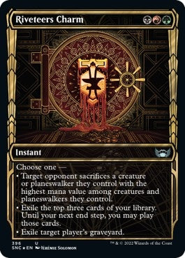 Riveteers Charm (Gilded Foil) (396) (SNC)