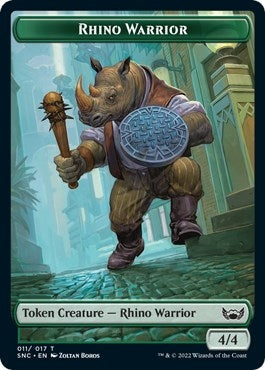 Rhino Warrior Token (11) (SNC)