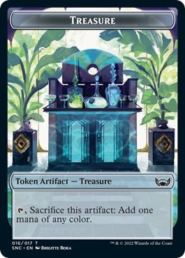 Treasure (016) // Rhino Warrior Double-Sided Token (16 // 11) (SNC)