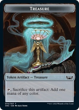 Treasure (014) // Ogre Warrior Double-Sided Token (14 // 11) (SNC)