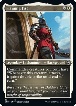 Flaming Fist (Foil Etched) (474) (CLB)