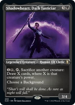 Shadowheart, Dark Justiciar (Foil Etched) (499) (CLB)