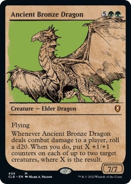 Ancient Bronze Dragon (Showcase) (406) (CLB)