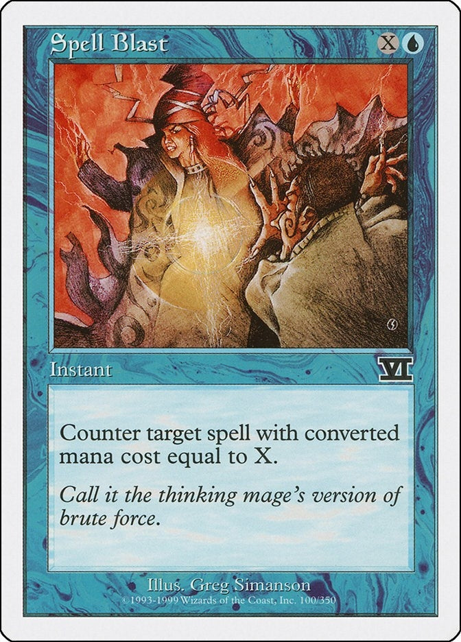 Spell Blast (100) (6ED)