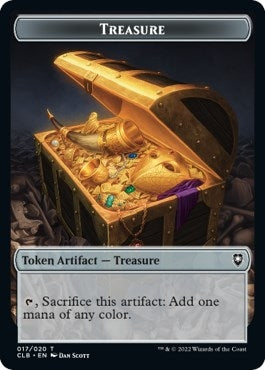 Treasure // Copy Double-Sided Token (17 // 19) (CLB)