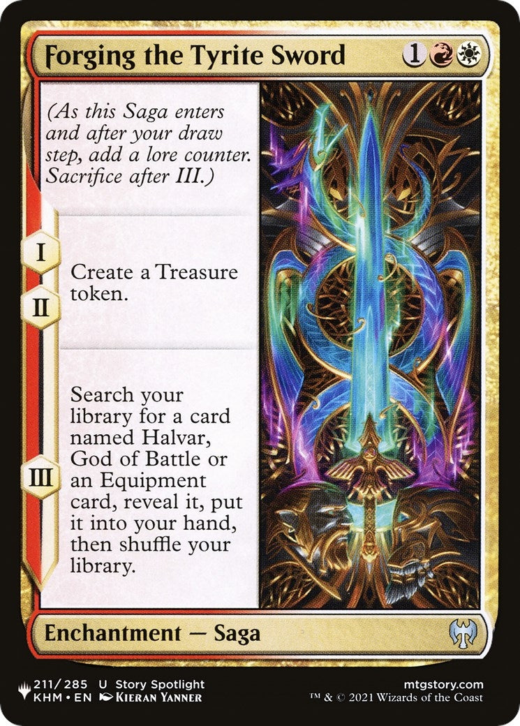 Forging the Tyrite Sword (211/285) (LIST)