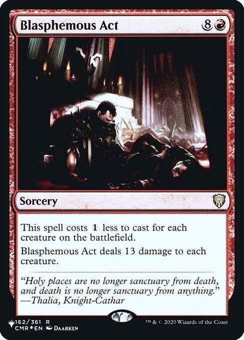 Blasphemous Act (162) (LIST)