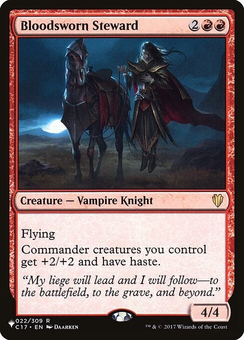 Bloodsworn Steward (22) (LIST)