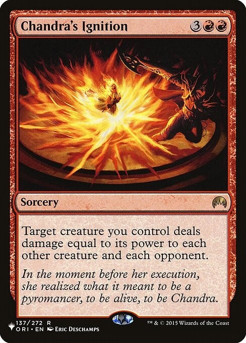 Chandra's Ignition (137) (LIST)
