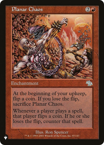 Planar Chaos (97) (LIST)