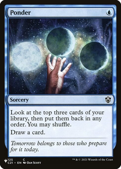 Ponder (125) (LIST)