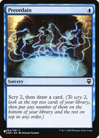 Preordain (CMR) (84) (LIST)