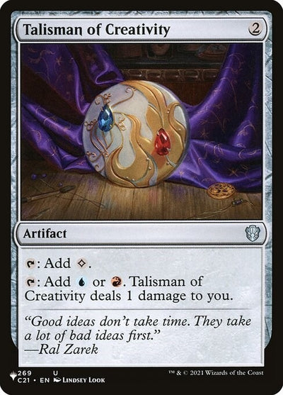Talisman of Creativity (269) (LIST)